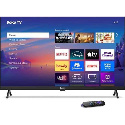Roku Smart TV 2025 – 32-Inch Select Series, 1080p Full HD TV – Roku TV with Voice Remote – Flat Screen LED Television with Wi-Fi for Streaming Live Local News, Sports, Family Entertainment