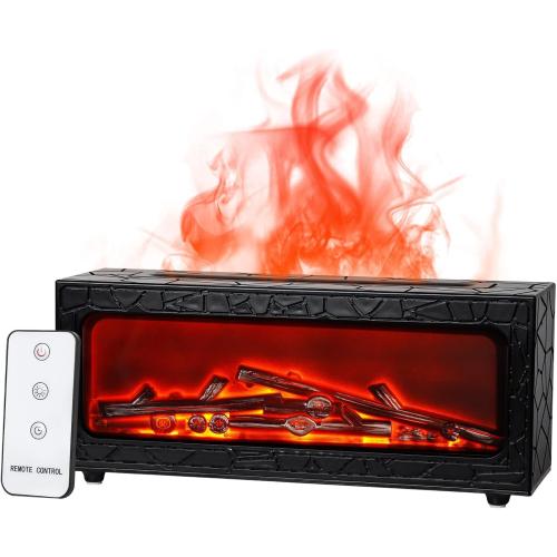 250ml Essential Oil Diffuser, 7 Colors Aromatherapy Diffuser, Scent Aroma Humidifier with Timer, Use for Home, Office, Bedroom, Yoga (Black)