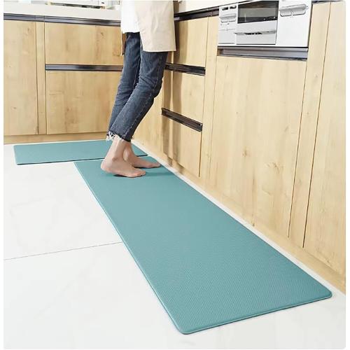 Anti-Fatigue Kitchen Mat, Basketweave Design, Cushioned Comfort Mat, Standing Relief & Support, Skid-Resistant, Measures(150x60cm 90x60cm)
