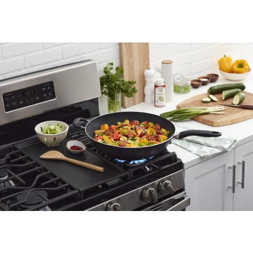 Specialty Nonstick Woks & Stir-Fry Pan Oven Broiler Safe 350F Cookware, Pots and Pans, Dishwasher Safe Black