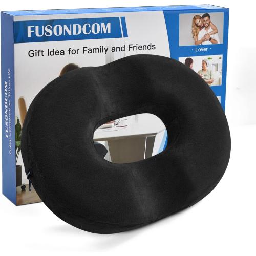 Donut Pillow seat Cushion for Tailbone Pain Hemorrhoid Butt Donut Car Seat Cushion for Office Chair,Orthopedic Memory Foam Sitting Pillow Butt Cushion for Coccyx Sciatica Pregnancy Pressure Relief