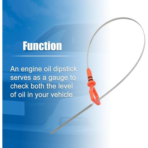 X AUTOHAUX 1 Pcs Engine Oil Dipstick Engine Oil Fluid Level Dipstick for Honda Civic DX EX EX Special Edition No.15650-PLM-004