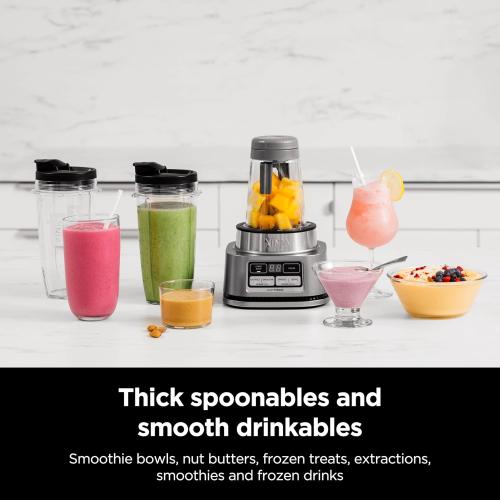 Ninja Blenders for Kitchen | Smoothie Blender, Mixer, Grinder - Premium Blending Performance for Sauces, Frozen Drinks, and More | 1200 Peak Watt Motor | SS101 Foodi Personal Smoothie Maker