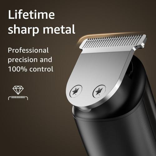Beard Trimmer for Men SHPAVVER,17-Pc Set Rechargeable Hair Clippers Kit with Safety Lock,Mens Grooming Kit for Hair Beard Body & Nose,Gifts for Men