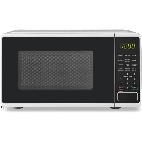 Mainstays...0.7 cu. ft. Countertop Microwave Oven, 700 Watts (Color : White)