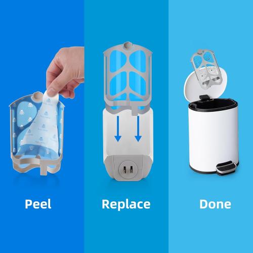8 Pack Refill Cartridge Kit Compatible with Zevo, Replacement Cartridges Kit for Plug-in Light M364 (8 Refill Cartridges)