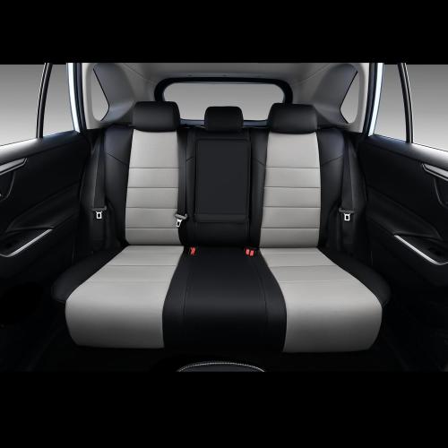 RAV4 Seat Covers, Custom Fit Toyota RAV4 2019 2020 2021 2022 2023 2024 2025, Full Covered Vehicle Accessories Fit for RAV 4 LE, XLE, XLE Premium, Limited - Black & Gray