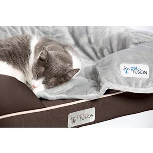 PetFusion Ultimate Dog Bed, Orthopedic Memory Foam, Waterproof Cover Liner | Joint pressure relief, YKK zippers, breathable cotton exterior, multiple sizes and color options, pet safe