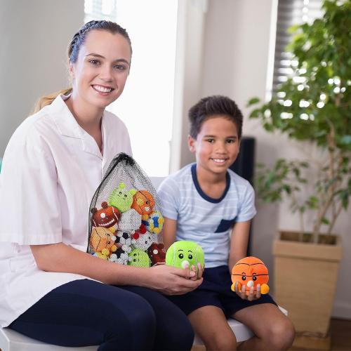 HyDren 6 Pcs Sports Party Favors Mini Stress Balls for Adult, 3.15 Inch Plush Baseball Basketball Soccer Football Gift for Valentines Day Gift, Birthday Party Favor