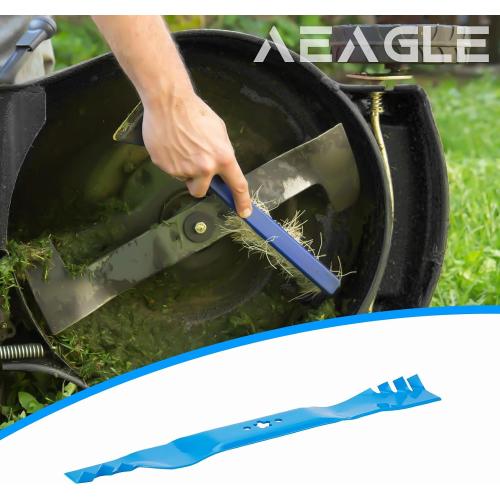 Aeagle 580244002 580244001 22 Inch Mulching Toothed Blade for Husqvarna HU550F HU550FH HU675FE HU700F HU700L HU725E HU725F HU725FH HU775H HU725AWD HU800H 22'' Deck Lawn Mower, High Lift, Blue ‼️used‼️