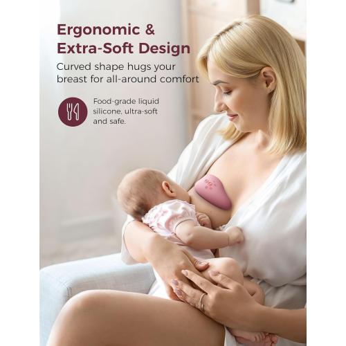 Momcozy Warming Lactation Massager Pro, 8 Vibration Modes & 4 Heating Levels, Longer-Lasting & 100s Rapid Warming Breast Massager, Quick Charging, Improves Milk Flow & Relieves Breast Engorgement