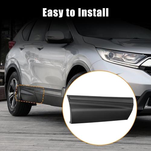 Rear Right Door Lower Molding Door Garnish Trim Compatible with Honda CR-V 2017 2018 2019 2020 2021 2022 Replace# 75313-TLC-A01 75313TLCA01 HO1505110 75124 Without Chrome
