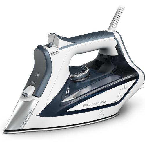 Rowenta Iron Steamer for Clothes, Focus Stainless Steel Soleplate, 400 Microsteam Holes, Powerful Steam Iron, Lightweight, Leakproof, 1725 Watts