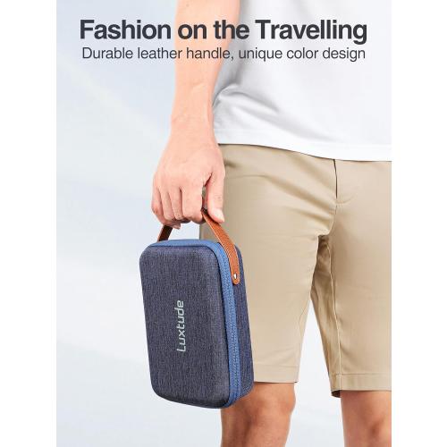 Luxtude Electronics Organizer Travel Case, Tech Organizers Travel Case, Hard Charger Organizers, Portable Cable Organizer, Travel Essentials for Charger/Mouse/Cash/Card/Pen, Tech Gifts