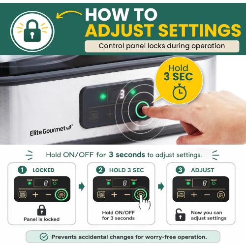 Elite Gourmet ProBioticPRO™ Digital Yogurt Maker, Programmable Temp & Time Control (68–127°F), Includes 8 Glass Jars (6 oz)   2 Large 1-Qt Bowls, Stainless Steel, Auto Shut-Off
