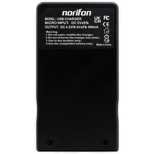 Norifon NP-45 USB Charger for Fujifilm FinePix JX250, JX400, J38, J10, J20, JX520, JX580, JX300, JX680, JX370, JV200, JV100, JZ250, JZ100, JZ300, T550, T200, T350, T310, XP60 Camera and More