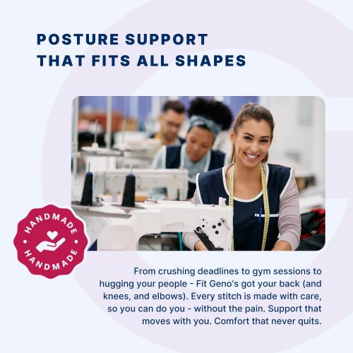 Color Black Fit Geno Back Brace Posture Corrector for Women and Men, Shoulder Straightener, Adjustable Full Back Support, Upper and Lower Back Pain Relief - Scoliosis, Hunchback, Hump, Thoracic, Spine Corrector