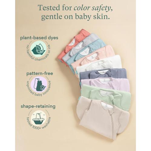 6-15 months...PurComfy Supersoft Sleep Sack 1.0 TOG, Premium Bamboo Viscose Baby Sleeping Bag 2-Way Zipper Sleep Sack Baby Wearable Blanket