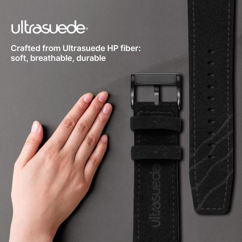Bandletic Suede Leather Compatible with Apple Watch Bands for Men Women