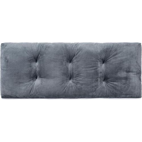 Bench Cushion, Non-Slip Tufted Bench Cushions for Swing, Shoe Storage, Window Seat (36x14, Dark Grey)
