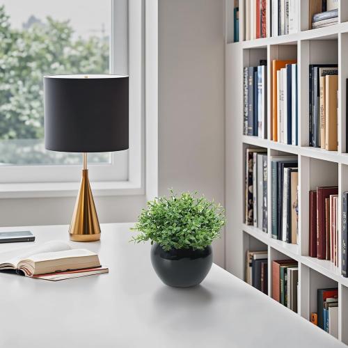 Velener Fake Sage Plants for Shelf Decor, Small Artificial Succulents Grass Desk Plant for Office Women, Mini Faux Plant Indoor, Masculine Home Decor, Coffee Table Decor, Bathroom Decor (2 Pack)