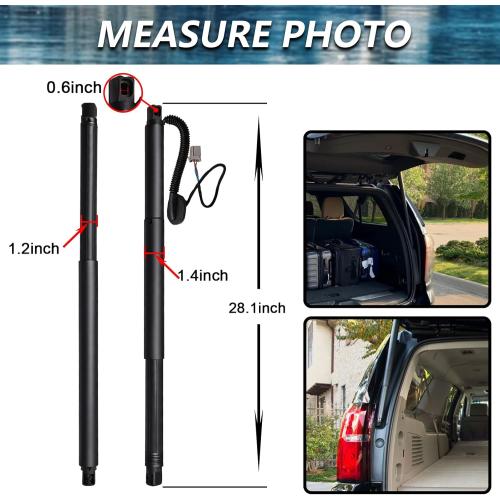 Rear Power Tailgate Lift Support Shock Struts,Trunk Liftgate Actuator Compatible with 2015-2020 Suburban Tahoe ESV Yukon XL Replace for 84306929 84183515 23226162 23408748