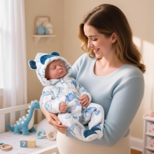 BABESIDE 20 Inch Reborn Baby Doll Boy, Full Vinyl Realistic Newborn | Poseable Full Vinyl Body, Hand-Painted Newborn Details, Clothes and Accessories and Gifts, Kids Ages 3