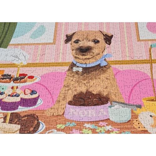 Puzzle by Gibsons - Puzzle: 1000 Nibbles with Nora – 1000 Piece Puzzles for Kids and Adults – Ages 12
