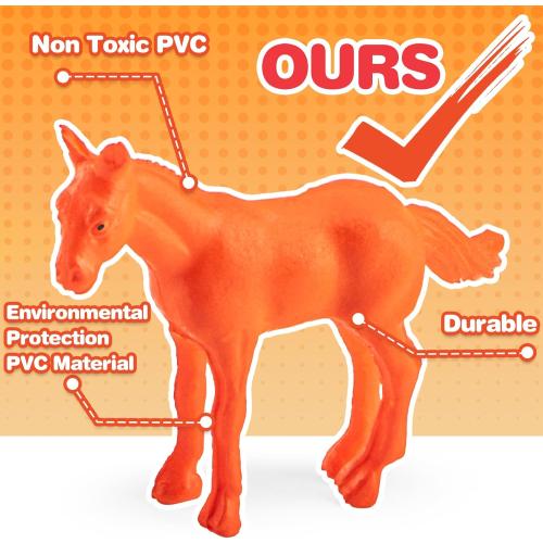 Mini Farm Animal Figurines with Gift Box, 60 Pcs Realistic Tiny Plastic Animal Toys for Toddlers, Farm Themed Party Decoration, Christmas Easter Thanksgiving Favors, Birthday Gifts, Cupcake Topper