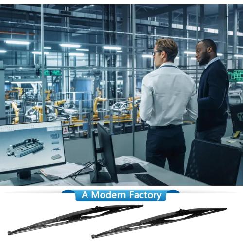 32 Wiper Blades for Rv or Motorhome rv windshield wipers 12mm 9mm J Hook with 1pcs Car wash towel And 2pcs Wiper Blades And 2 Pcs Refills 32/32