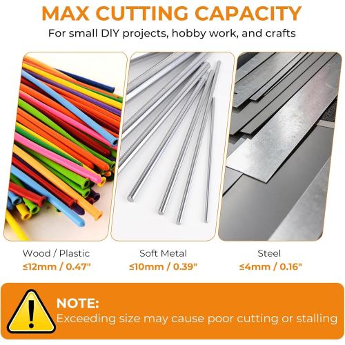 BEAMNOVA Mini Cut-Off Saw for Crafts, 2” Blade Precision Hobby Cutter