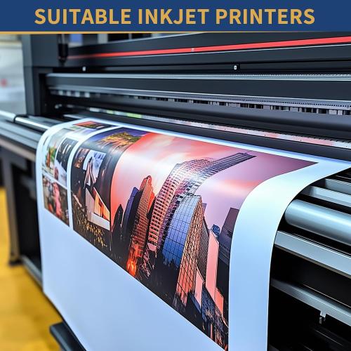SJPACK Wide Format Plotter Paper Roll - 36 Inches x 150 Feet, 2-Inch Core,Premium Bond Paper for CAD and Inkjet Printing (2-Roll)