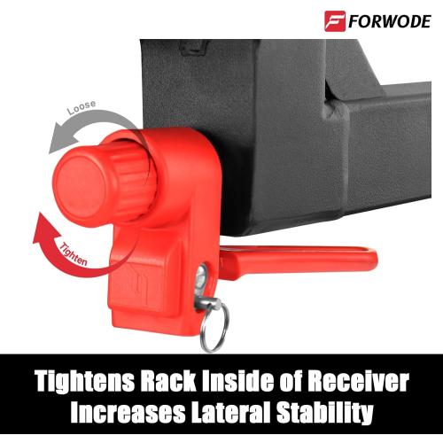 FORWODE Hitch Mount Bike Rack Fits 2 X 80 lbs Bicycle, Platform Bike Rack for Car SUV Truck, Quick Relesed, Foldable Wobble Free, Boat TypeTtire Holder, Locking Hitch, 2 Inch Receiver