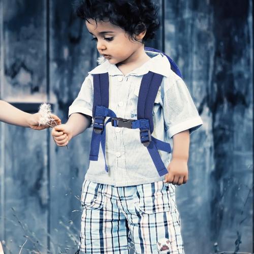 JiePai Rocket Toddler Kids Backpack with Harness Leash for Boys Girls Age 1-3