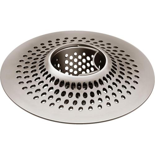 Shower Drain Hair Catcher/Bathroom Drain Cover/Bathtub Drain Strainer/Shower Stall Drain Protector(Brushed Nickel)