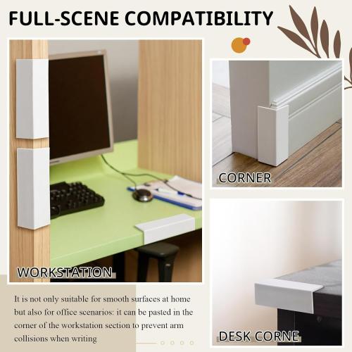 Pangda Baseboard Corners Blocks Self Adhesive Rubber Safety Corner Protectors Proofing Edge Guard Corner Cushion for Wall Furniture Edge
