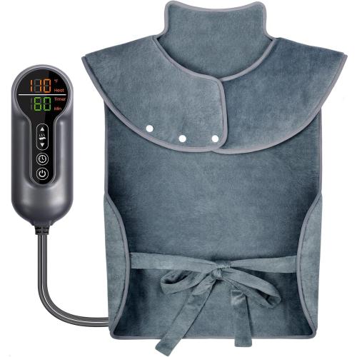 Heating Pad for Back Pain Relief, Large Electric Heat Pad for Neck and Shoulders, 6 Heat Settings & Auto Shut Off Hot Pad, Machine Washable Ultra Soft Fabric, Gifts for Women, Men, Mom, Dad