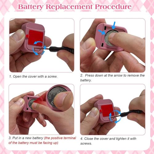 Knitting Machine Counter, Heyseri Row Counter for Knitting Machine - Attachable Magnetic Suitable for 32.40.48 Needle Row Counter - Pink