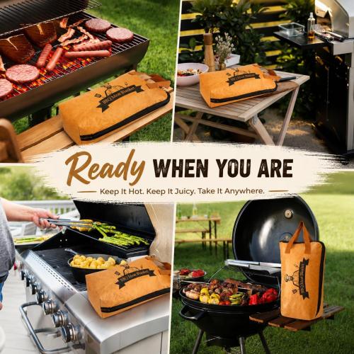 Bolycen 21 in BBQ Blanket for Resting Meat, Insulated Meat Resting Bag