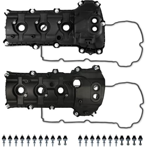 Engine Valve Cover Passenger side Driver Side Compatible with Ford F-150 Edge Explorer Flex 2013-2019 Lincoln MKS MKT Mark LT 3.5L 3.7L 2011-2019