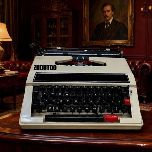 Vintage Mechanical English Typewriter with Original Carrying Case - Smooth Keys for Easy Typing - Manual Typewriter Ideal for Writers, Collectors, and Office Use