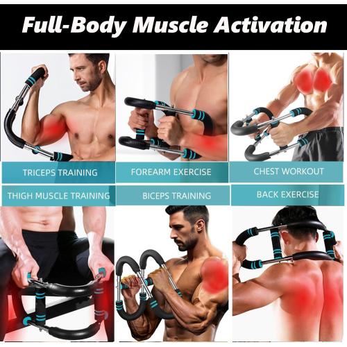 Amazon.com: NOAOVO Arm Trainer, Adjustable Resistance Twister Arm Exerciser Chest Exerciser for Men, Portable Chest Workout Equipment Arm Trainer for Men : Sports & Outdoors