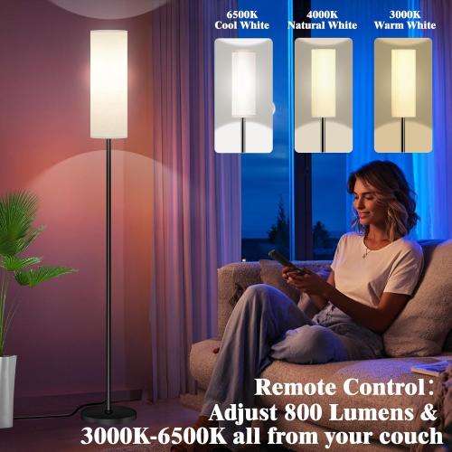 Smart LED Floor Lamp with APP Control & RGB Colors -
