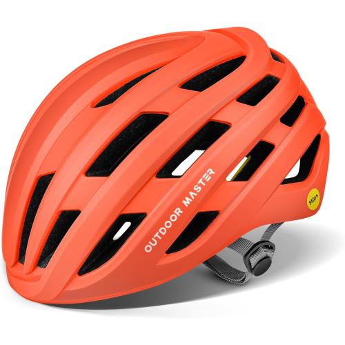 OutdoorMaster MIPS Bike Helmet for Adults-Two Removable Liners & Ventilation in Multi-Environment - Road Bicycle Helmets in Mountain, Motorway for Youth & Adult