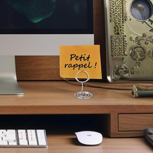 30PCS Table Number Holders Place Card Holder - Photo Holders for Tables, Cards Stand Name Menu Clips, Table Sign Holders for Wedding Anniversary Birthday Party, Silver