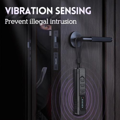 Hidden Camera Detector - Anti-Spy RF Signal Scanner & Lens Finder, 5-Level Sensitivity Portable Bug Detector for GPS Trackers, Ideal for Hotel Travel Home Office