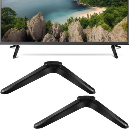 DOITOOL TV Stand Legs, 2 Pack Universal TV Feet Replacement with Screws for Screens Up to 32-55 inches - Easy Installation
