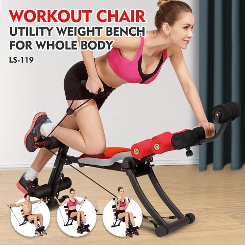 22 in 1 Wonder Master Core & Abdominal Workout Equipment, Foldable & Adjustable Rowing Machine, Core Strength Training& Abdominal Exercise Trainers with 22 Ways to Exercise for Home Gym