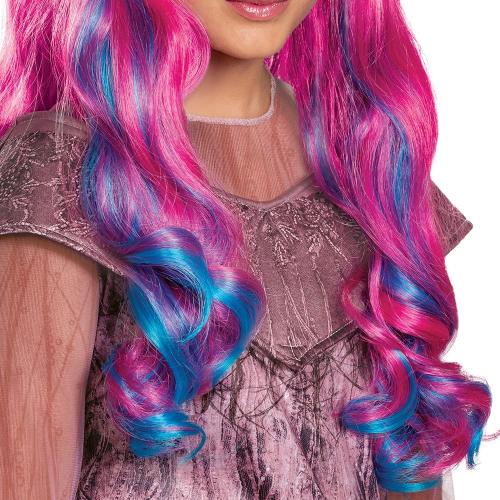 Size 160 Disguise Audrey Descendants 3 Girls Polypropylene, Wig Standard, pink