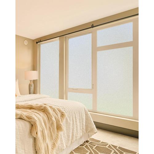 Frosted Glass Window Privacy Film Decorative with Tools, 2 Way Frosting Privacy Film for Home, Static Cling Tint for Home Anti-UV, Covering Clings 35.4 by 78.74